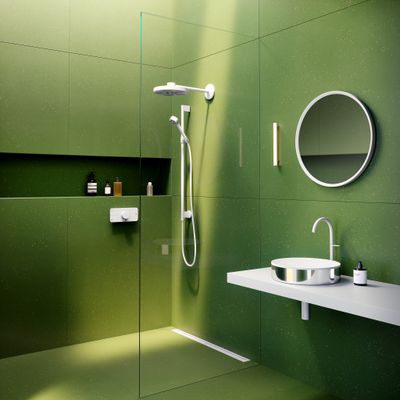 Hansgrohe Waschtischmischer Select 260 Axor One für Waschschüsseln mit Push-Open matt, Farbe weiß Bild 19