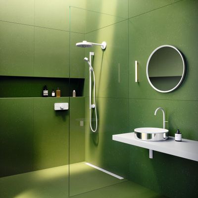 Hansgrohe Waschtischmischer Select 260 Axor One für Waschschüsseln mit Push-Open matt, Farbe weiß Bild 20