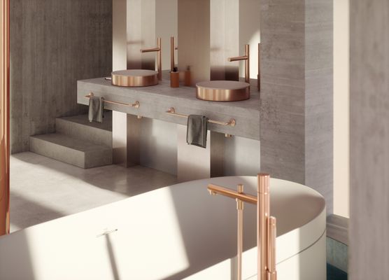 Hansgrohe Badetuchhalter 600 mm Axor Universal Circular BRG, 55 x 78 x 78 mm, Farbe gold Bild 6