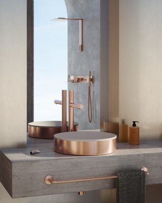 Hansgrohe Badetuchhalter 600 mm Axor Universal Circular BRG, 55 x 78 x 78 mm, Farbe gold Bild 10