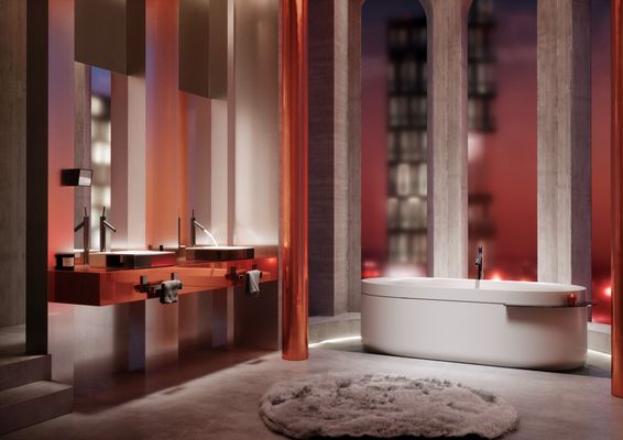 Hansgrohe Rasierspiegel Axor Universal Rectangular PBC, 110 x 120 mm, Farbe black chrome Bild 7