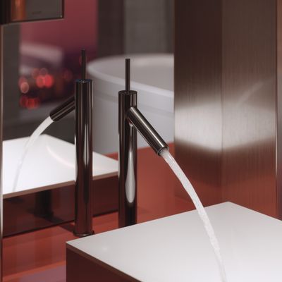 Hansgrohe Rasierspiegel Axor Universal Rectangular PBC, 110 x 120 mm, Farbe black chrome Bild 13