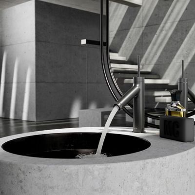 Hansgrohe Waschtischmischer Axor Starck BBC, ohne Zugstange u.Ablaufgarnitur, Farbe black chrome Bild 4