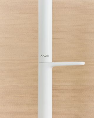 Hansgrohe Waschtischmischer Select 260 Axor One für Waschschüsseln mit Push-Open matt, Farbe weiß Bild 2