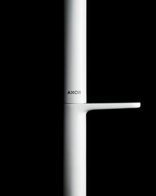 Hansgrohe Waschtischmischer Select 260 Axor One für Waschschüsseln mit Push-Open matt, Farbe weiß Bild 4