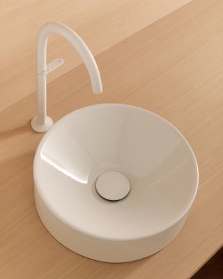 Hansgrohe Waschtischmischer Select 260 Axor One für Waschschüsseln mit Push-Open matt, Farbe weiß Bild 30