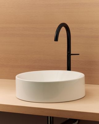 Hansgrohe Waschtischmischer Select 260 Axor One für Waschschüsseln mit Push-Open matt, Farbe schwarz Bild 17