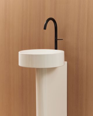 Hansgrohe Waschtischmischer Select 260 Axor One für Waschschüsseln mit Push-Open matt, Farbe schwarz Bild 18