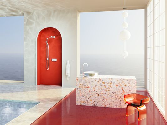 Hansgrohe Waschtischmischer Select 260 Axor One für Waschschüsseln mit Push-Open matt, Farbe weiß Bild 5