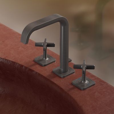 Hansgrohe 3-Loch Waschtischarmatur Axor Citterio E Standmodell BBC, Farbe black chrome Bild 2