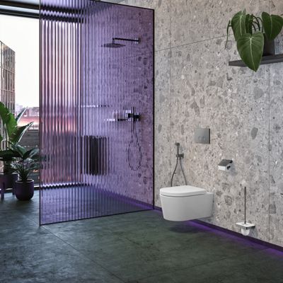 Hansgrohe Papierrollenhalter Axor Universal Accessories PBC, 118 x 94 x 94 mm, Farbe black chrome Bild 3