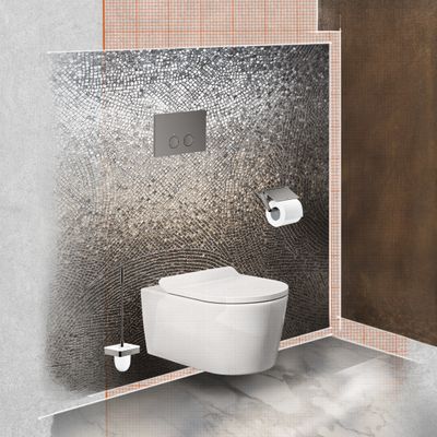 Hansgrohe Papierrollenhalter Axor Universal Accessories PBC, 118 x 94 x 94 mm, Farbe black chrome Bild 4