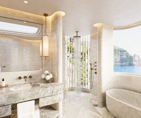 Hansgrohe Deckenanschluss Axor One 300 mm, für Kopfbrause 280 2jet BBR, 146 mm, Farbe bronze Bild 4