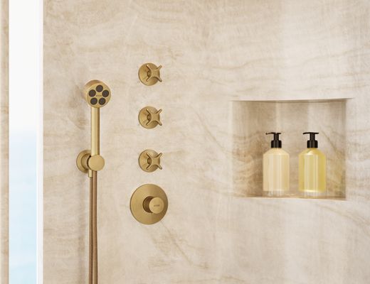 Hansgrohe Handbrause Axor One 75 1jet EcoSmart BBR, Farbe bronze Bild 7