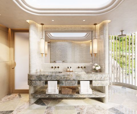 Hansgrohe Deckenanschluss Axor One 300 mm, für Kopfbrause 280 2jet BBR, 146 mm, Farbe bronze Bild 8