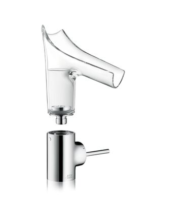 Hansgrohe Waschtischmischer Axor Starck V chrom Nicht, für (halb-)öf.Bereich empfohlen, Farbe chrom Bild 5