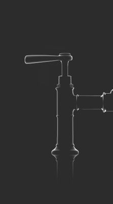 Hansgrohe Zweigriff Waschtischarmatur 220 Axor Montreux Brücke Hebelgriff, Farbe chrom Bild 3