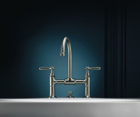 Hansgrohe Zweigriff Waschtischarmatur 220 Axor Montreux Brücke Hebelgriff, Farbe chrom Bild 4