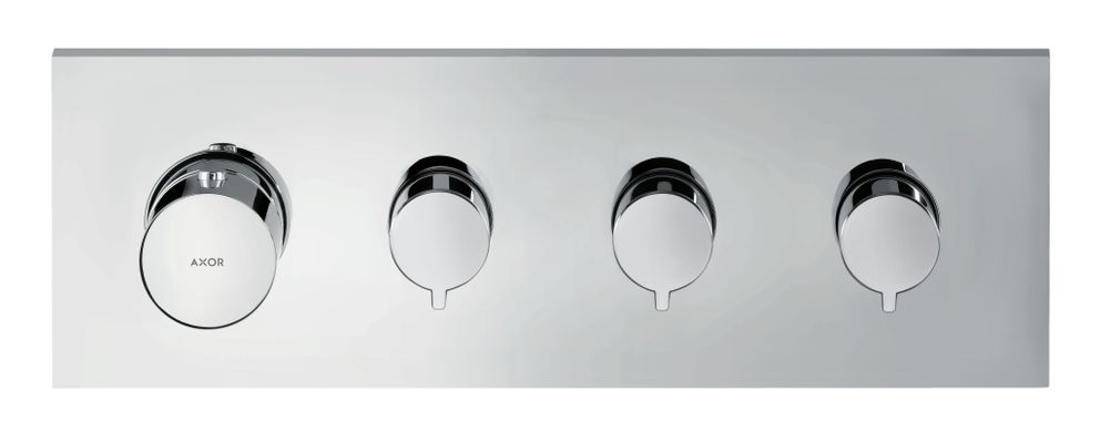 Hansgrohe Fertigset Axor Starck ShowerCollection für Thermostatmodul 3/4" verchromt, 120 mm, Farbe chrom Bild 2