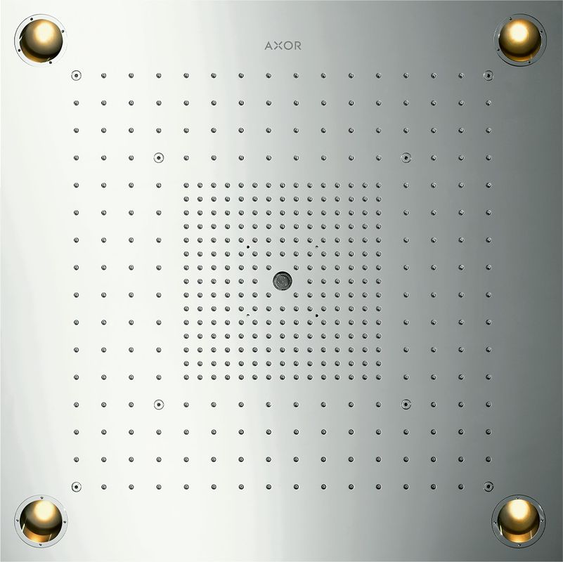 Hansgrohe Kopfbrause Axor Starck ShowerHeaven 720 x 720 mm edelstahl, mit Licht, 78 x 720 x 720 mm, Farbe silber Bild 1