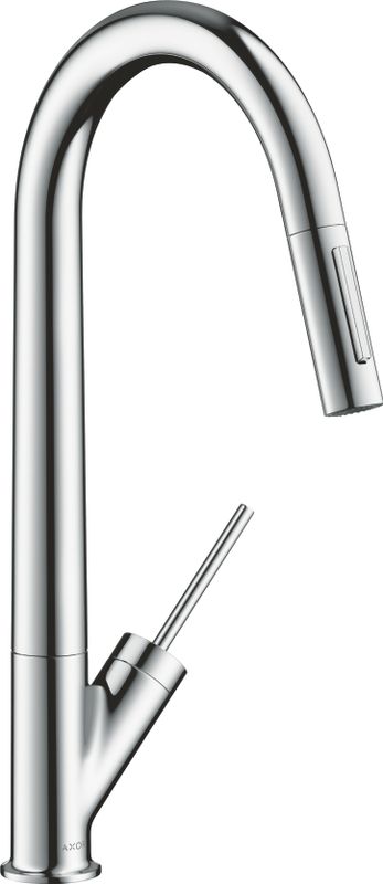 Hansgrohe Spültischmischer Axor Starck chrom Eco, mit Ausziehbrause, Farbe chrom Bild 1