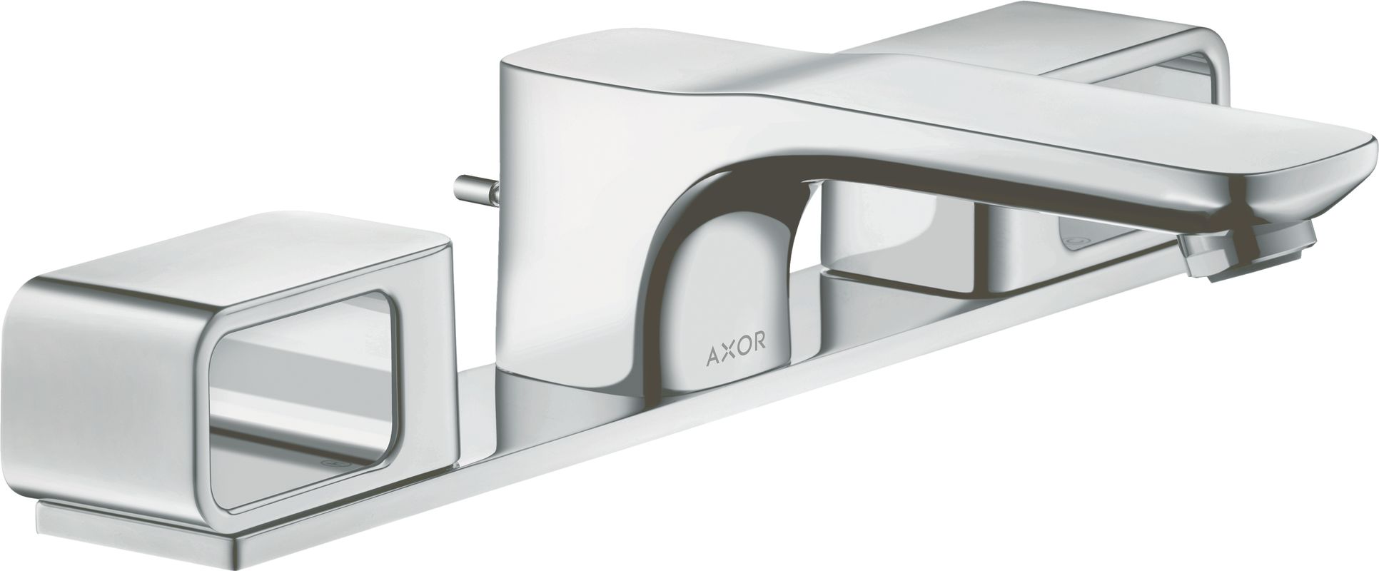 Hansgrohe 3-Loch Waschtischarmatur 50 Axor Urquiola Standmodell, mit Platte, Farbe chrom Bild 1