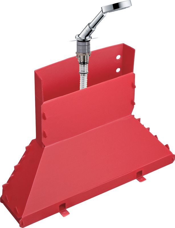 Hansgrohe Grundkörper Wannenrandset Axor, mit Secuflexbox u.Handbrause, Farbe silberfarben Bild 1