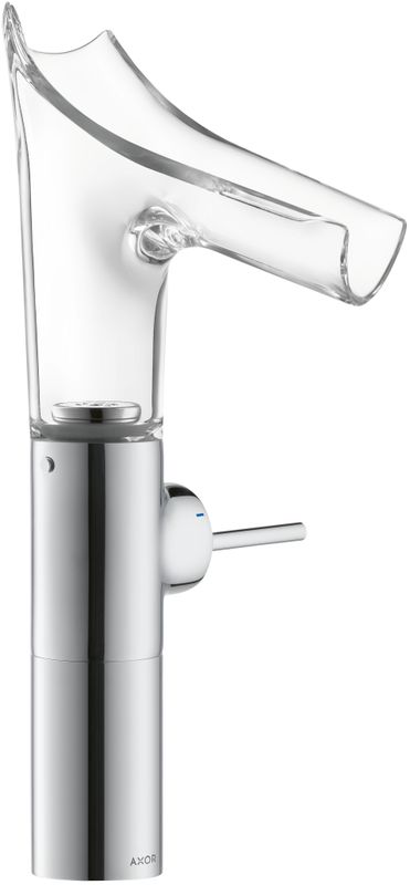 Hansgrohe Waschtischmischer Axor Starck V chrom für Waschsch.Nicht f.(halb-)öf.Ber.empf, Farbe chrom Bild 1