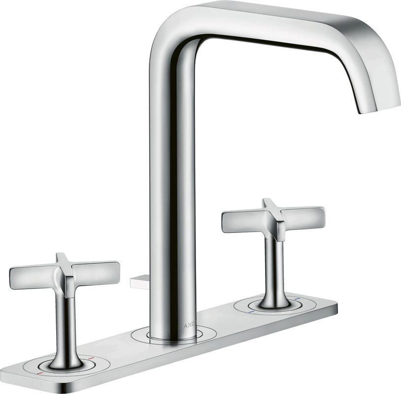 Hansgrohe 3-Loch Waschtischarmatur Axor Citterio E Standmodell, mit Platte, Farbe chrom Bild 1