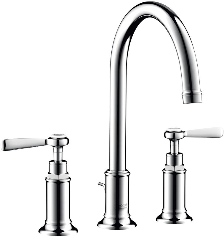 Hansgrohe 3-Loch Waschtischarmatur 180 Axor Montreux Standmodell Hebelgriff, Farbe chrom Bild 1