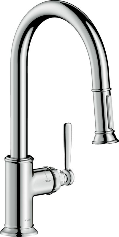 Hansgrohe Spültischmischer Axor Montreux, mit Ausziehbrause, 396 mm, Farbe chrom Bild 1