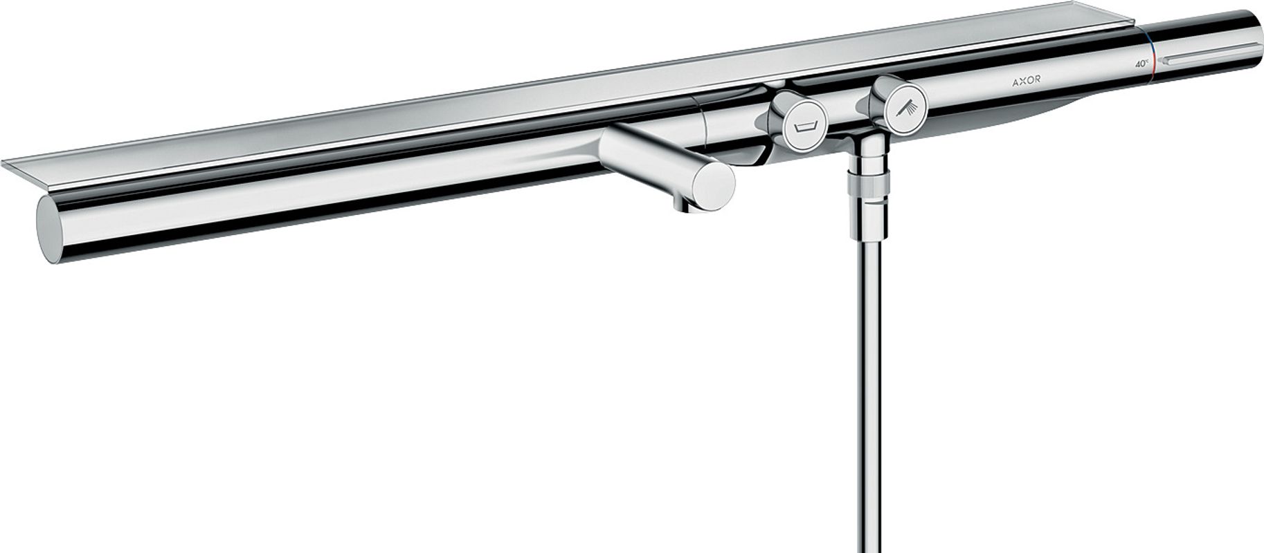 Hansgrohe Thermostat 800 Aufputz Axor, für Wanne, Farbe chrom Bild 1