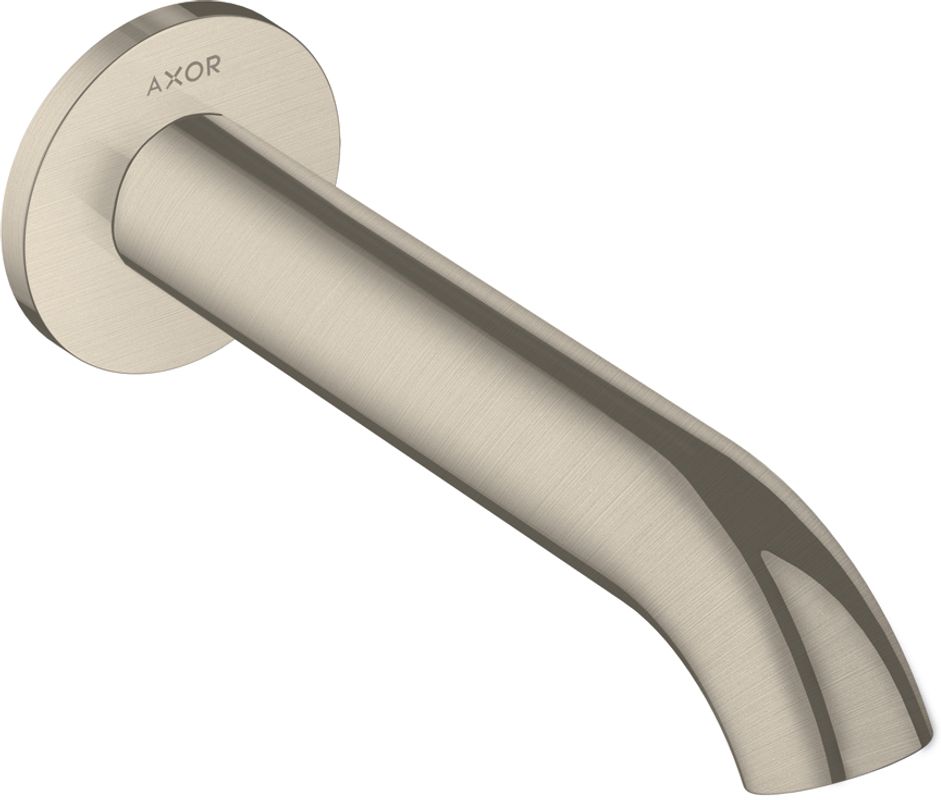 Hansgrohe Wanneneinlauf Axor Uno gebogen BN, 178 mm, Farbe nickel Bild 1