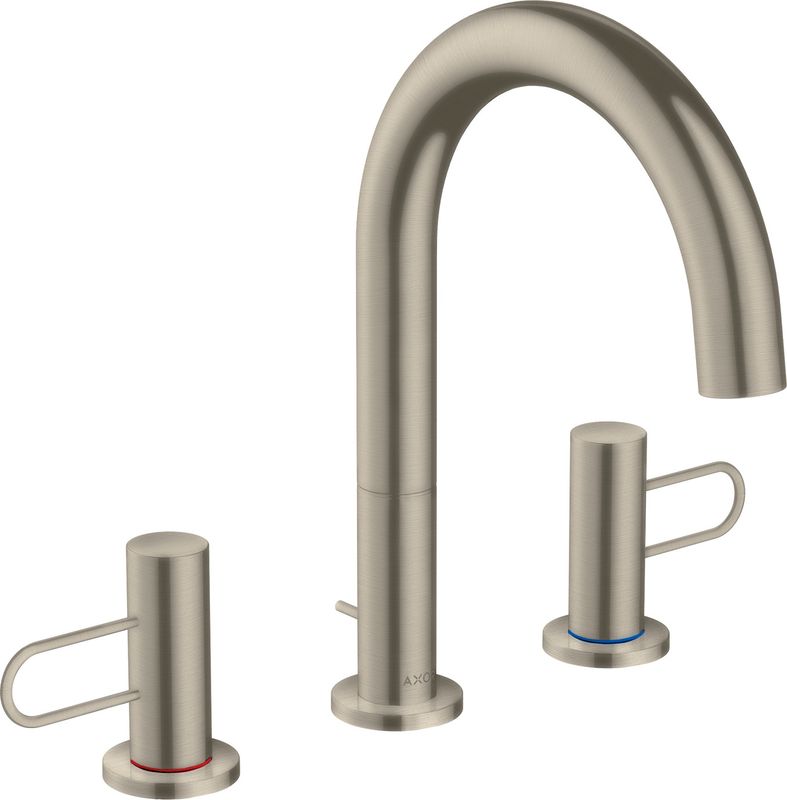 Hansgrohe 3-Loch Waschtischarmatur 200 Axor Uno Bügelgriff BN, Farbe nickel Bild 1