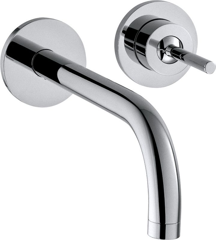 Hansgrohe Fertigmontageset Uno2 verchromt für WT-Einhebelmischer Ausl, 165 mm, Farbe chrom Bild 1