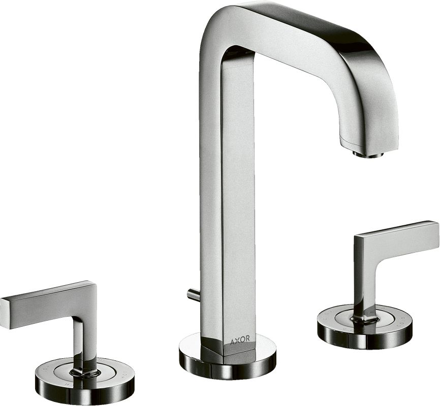 Hansgrohe 3-Loch Waschtischarmatur Axor Citterio, mit Hebelgriffen, Farbe chrom Bild 1