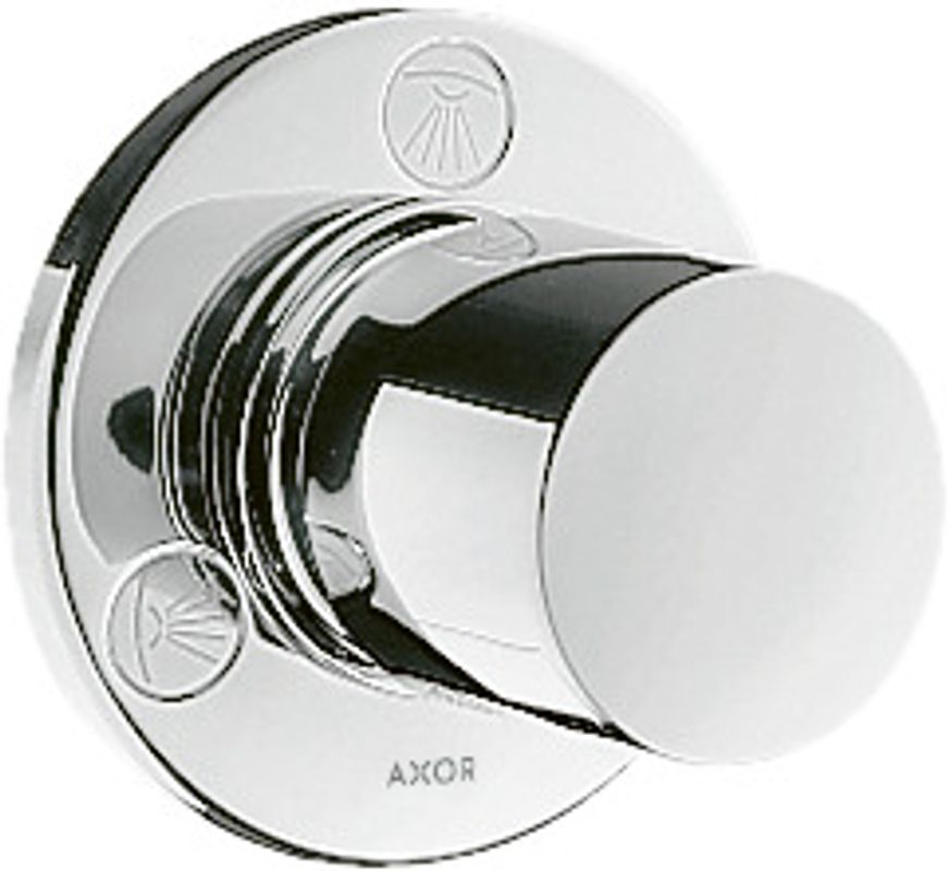 Hansgrohe Farbset Uno Zero verchromt für Vierwegeumstellung 3/4", 76 mm, Farbe chrom Bild 1