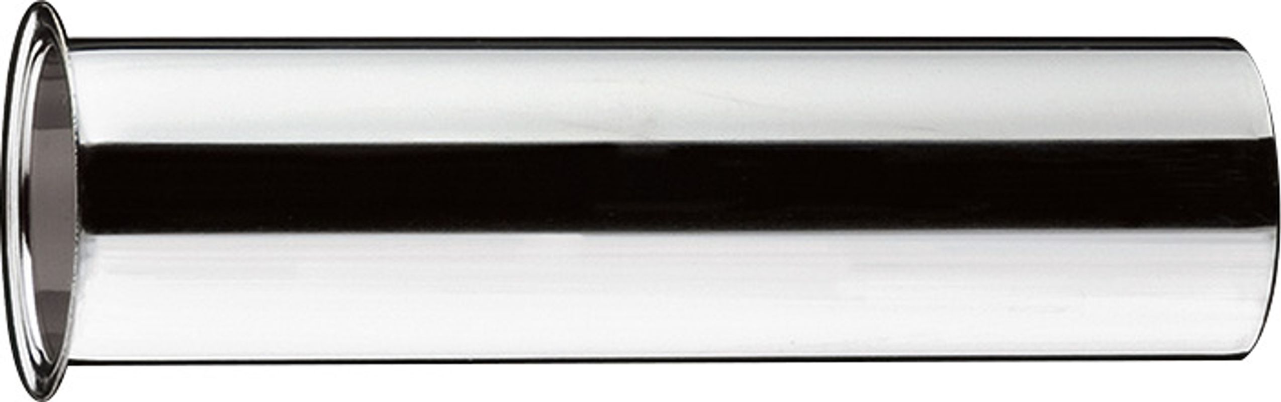 Hansgrohe gerades Rohr, mit Bord, 32 mm, L = 300 mm, Farbe schwarz Bild 1
