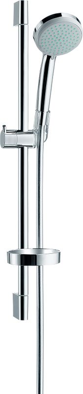 Hansgrohe Brauseset Croma 100 Vario EcoSmart, mit Unica'C Typ 65 und Cassetta'S, Farbe chrom Bild 1