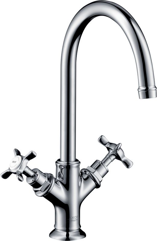 Hansgrohe Zweigriff Waschtischarmatur Axor Montreux, ohne Ablaufgarnitur, Farbe chrom Bild 1