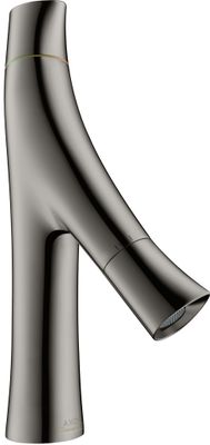 Hansgrohe Zweigriff Waschtischarmatur 80 Axor Starck Organic PBC, Farbe black chrome Bild 2