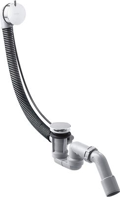 Hansgrohe Ab- und Überlaufgarnitur Flexaplus S Axor Komplettset chrom Normalwannen, Farbe chrom Bild 4
