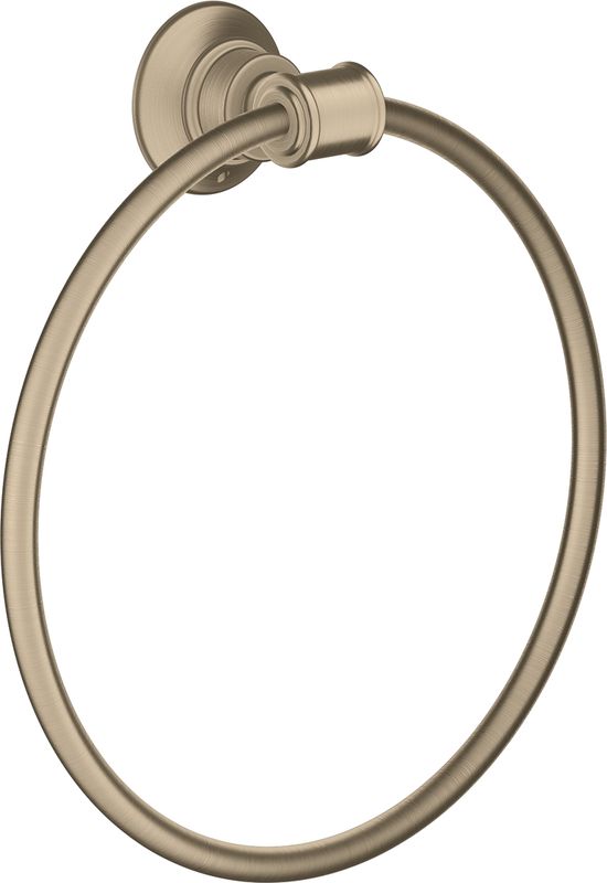 Hansgrohe Handtuchring Axor Montreux brushed, 240 x 60 x 60 mm, Farbe nickel Bild 1