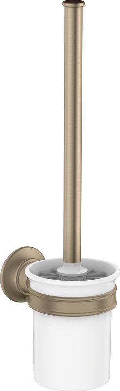 Hansgrohe WC Bürstenhalter Axor Montreux Wandversion brushed, mit Bürste, 346 x 87 x 121 mm, Farbe nickel Bild 1