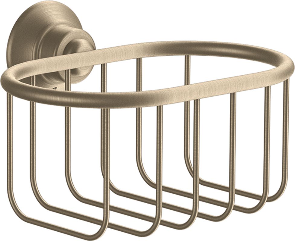 Hansgrohe Seifenkorb Axor Montreux Wandversion brushed, 101 x 160 x 138 mm, Farbe nickel Bild 1