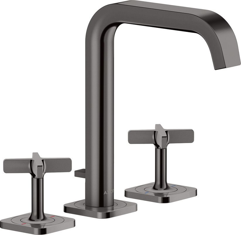 Hansgrohe 3-Loch Waschtischarmatur Axor Citterio E Standmodell PBC, Farbe black chrome Bild 1
