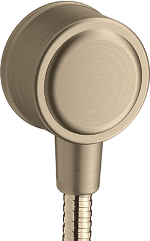 Hansgrohe Schlauchanschluss Axor Montreux Fixfit, mit RV brushed, DN 15, Farbe nickel Bild 1