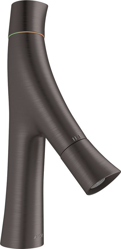 Hansgrohe Zweigriff Waschtischarmatur 80 Axor Starck Organic, ohne Ablaufgarnitur BBC, Farbe black chrome Bild 1