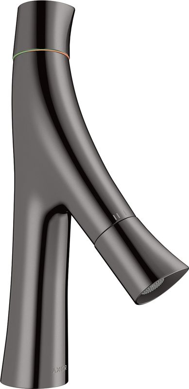 Hansgrohe Zweigriff Waschtischarmatur 80 Axor Starck Organic, ohne Ablaufgarnitur PBC, Farbe black chrome Bild 1