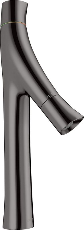 Hansgrohe Zweigriff Waschtischarmatur 170 Axor Starck Organic, ohne Ablaufgarnitur PBC, Farbe black chrome Bild 1